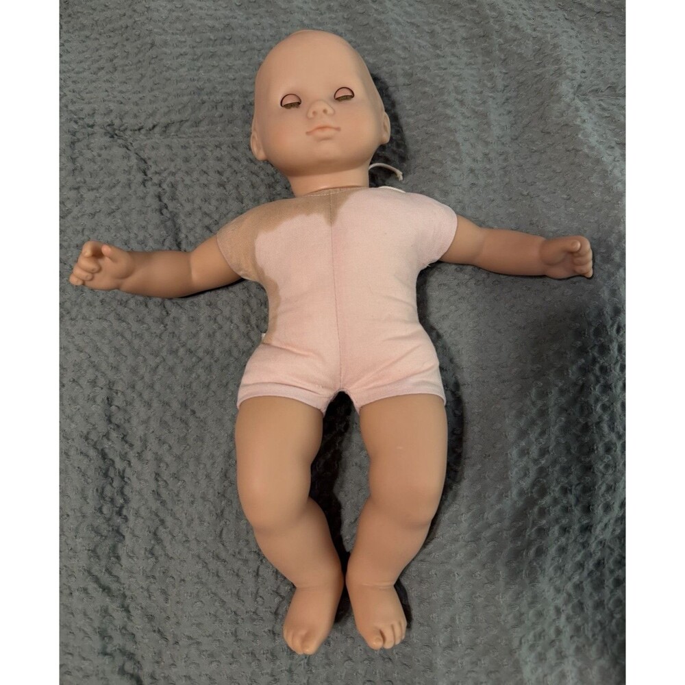 VTG American Girl Pleasant Company Bitty Baby Doll Blonde Hair Blue Eyes TLC